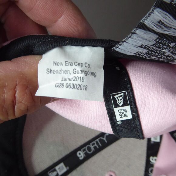 MLB All Star Game Hat Cap Strap Back Youth Pink 2018 Baseball New Era - Picture 9 of 9